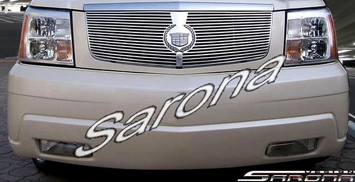 Custom Cadillac Escalade  SUV/SAV/Crossover Front Bumper (2002 - 2006) - $590.00 (Manufacturer Sarona, Part #CD-001-FB)